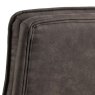 Breda Office Chair In Anthracite close up image on a white background