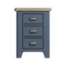 Heritage Editions Blue Large Bedside Cabinet on a white background