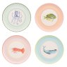 Yvonne Ellen Set Of 4 Melamine Side Plates