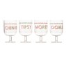 Yvonne Ellen Set Of 4 Picnic Wine Glasses