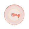 Yvonne Ellen Set Of 4 Melamine Dinner Plates Lobster