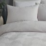 Serene Serene Grey Embossed Geo Duvet Set
