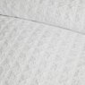 Serene Serene White Embossed Grid Duvet Set