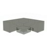 Large Corner Sofa Set Garden Furniture Cover on a white background