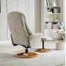 Aruba Chair And Stool Set In Frost lifestyle image