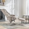 Denver Chair And Stool Set In Chacha Oat lifestyle image