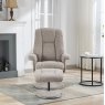 Denver Chair And Stool Set In Chacha Oat lifestyle image