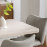 Arlo 1.6m Extending Dining Table & 4 Spencer Chairs close up lifestyle image