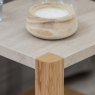 Arlo 1.9m Dining Table & 6 Leo Chairs close up lifestyle image