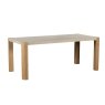 Arlo 1.9m Dining Table & 6 Leo Chairs on a white background