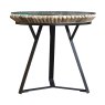 Iona Round Lamp Table on a white background