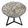 Iona Round Lamp Table on a white background