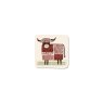 Denby Highland Cow Set Of 6 Coasters