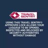 Go Travel Combi Twin Padlocks TSA Orange tsa compliant