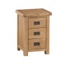Norfolk Oak Large Bedside Cabinet on a white background