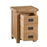Norfolk Oak Large Bedside Cabinet on a white background