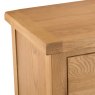 Norfolk Oak 2 Over 3 Chest Of Drawers close up image on a white background
