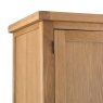 Norfolk Oak 3 Door Wardrobe close up image on a white background
