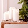 Kaemingk Kaemingk Set of 3 White Remote LED Candles