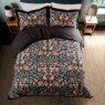 Morris & Co Olive & Rose Indigo Blush Duvet Cover Set overhead