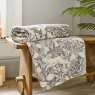 Deyongs Snuggle Touch Hidden Forest Throw Dark Grey Lifestyle