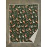 Deyongs Sherpa Fleece Throw Woodland Wildlife Sage Overhead