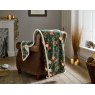Deyongs Sherpa Fleece Throw Woodland Wildlife Sage Lifestyle