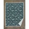 Deyongs Sherpa Fleece Throw Woodland Folk Green Overhead