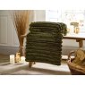 Deyongs Alnwich Ribbed Throw Fern Lifestyle