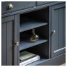 Eton 2 Door 2 Drawer Sideboard In Meteor close up lifestyle image