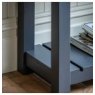 Eton 2 Drawer Console Table In Meteor close up lifestyle image