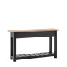 Eton 2 Drawer Console Table In Meteor on a white background