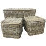 Glenweave Rectangle Trunk With Liner & Wheels