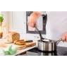 KitchenAid Slotted Spoon Charcoal Grey lifestyle