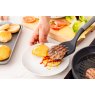 KitchenAid Slotted Turner Charcoal Grey Lifestyle