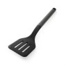 KitchenAid Slotted Turner Charcoal Grey Angled View