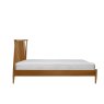 Ercol Salina Spindle Headboard Bed In OG Finish on a white background