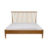 Ercol Salina Spindle Headboard Bed In OG Finish on a white background