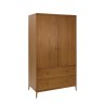 Ercol Salina 2 Door Wardrobe In OG Finish on a white background