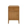 Ercol Salina Bedside Cabinet In OG Finish on a white background