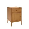 Ercol Salina Bedside Cabinet In OG Finish on a white background