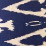 Pacific Pacific Lars 35cm Ocean Blue Ikat Cylinder Lampshade