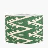 Pacific Pacific Lars 35cm Racing Green Ikat Cylinder Lampshade