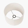 Pacific Pacific Rouen 30cm White Boucle Cylinder Lampshade
