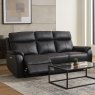 Buckingham 3 Seater Power Recliner Sofa lifestyle image black