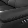 Buckingham 2 Seater Power Recliner lifestyle black close up