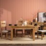 Aldiss Own Manor Oak 1.3m Extending Dining Table