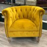 Alexander & James Alexander & James Jude Chair in Plush Tumeric
