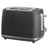 Daewoo Cascade 2 Slice Toaster Black