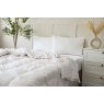 Belledorm Luxury Duck Feather Pillow Pair lifestyle on bed